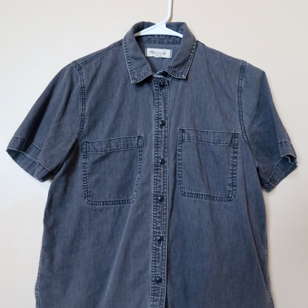 Madewell Charcoal Button Down Shirt